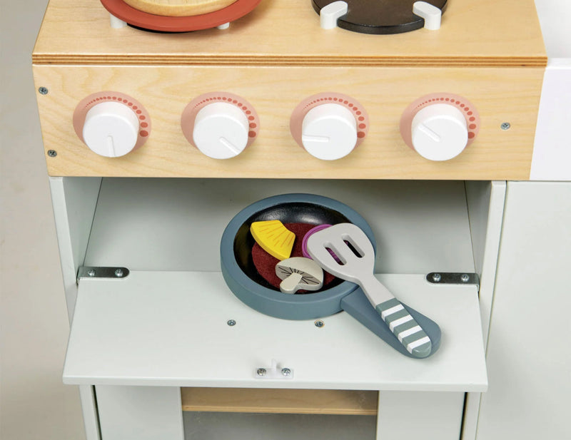 Baby Station Kit cozinha com forno de pizza mais geladeira byside