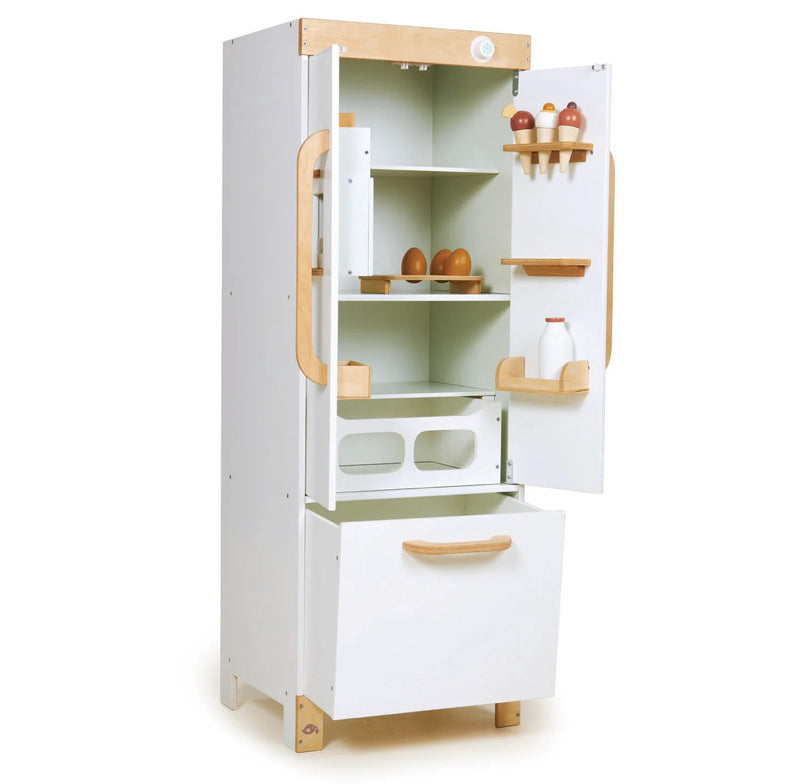 Baby Station Kit cozinha com forno de pizza mais geladeira byside